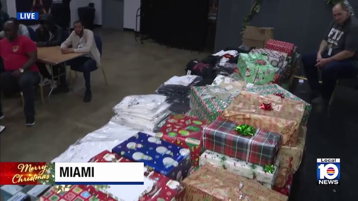 Fort Lauderdale homeless shelter brings holiday cheer to residents