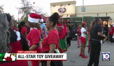 All-Star Toy giveaway brings holiday joy to Fort Lauderdale families