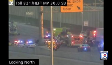 Miami-Dade deputy airlifted to hospital following Turnpike crash in Doral, forcing lane closures