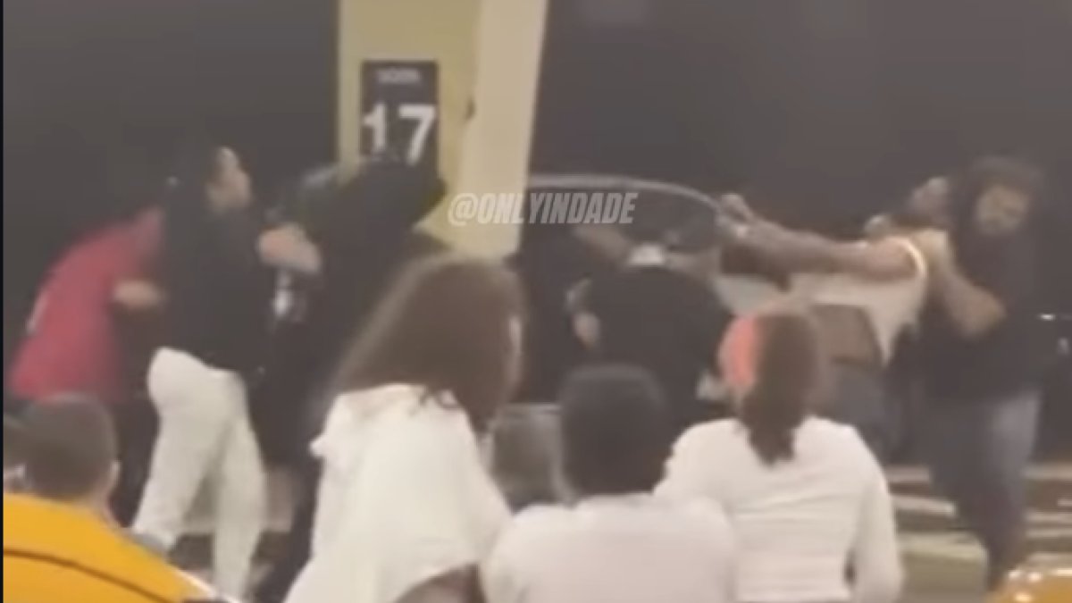 Video captures chaos caused by a fight outside MIA – NBC 6 South Florida