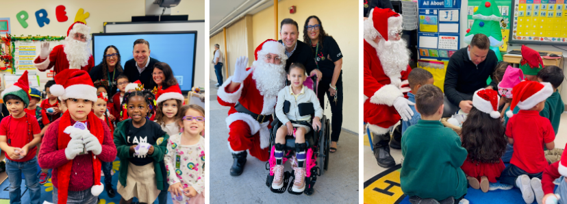 SCHOOL BOARD MEMBER DANNY ESPINO AND CITY OF MIAMI COMMISSIONER RALPH ROSADO DELIVER HOLIDAY JOY TO HENRY M. FLAGLER ELEMENTARY SCHOOL