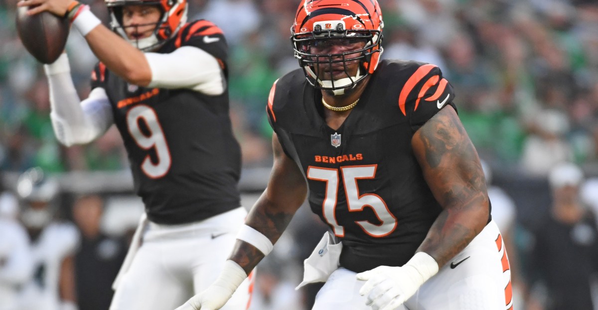 Orlando Brown Jr. is playing at a high level for the Cincinnati Bengals
