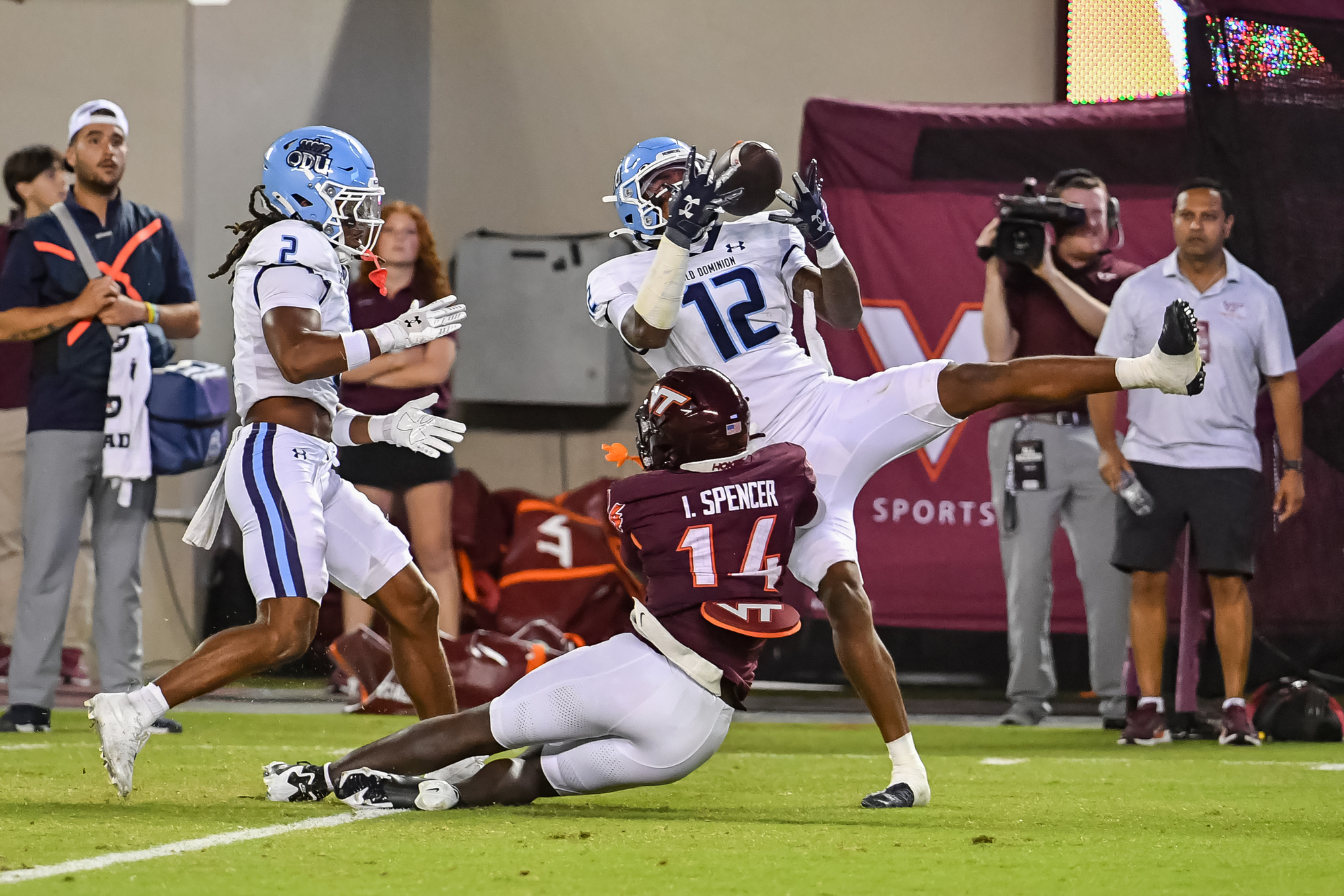 Old Dominion FS Jerome Carter leads the Monarchs in tackles and interceptions in an All-Sun Belt worthy season.