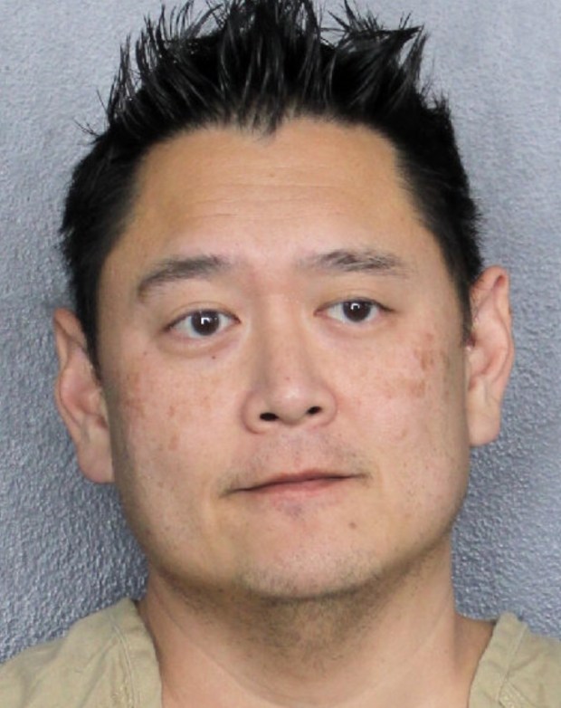 John Sung, former interim athletics director of Nova Southeastern University, was booked into the Broward County jail on Friday, Dec. 5, 2025. (Broward Sheriff's Office/Courtesy)