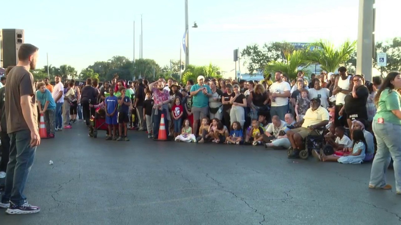 Toy giveaway in Tampa on Sunday