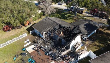Family displaced after fire rips through roof of Oldsmar home: OFR