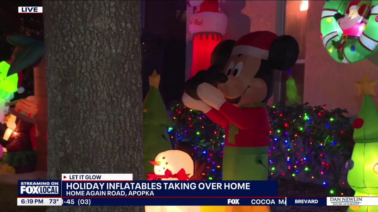 Let It Glow: Apopka inflatables take over home