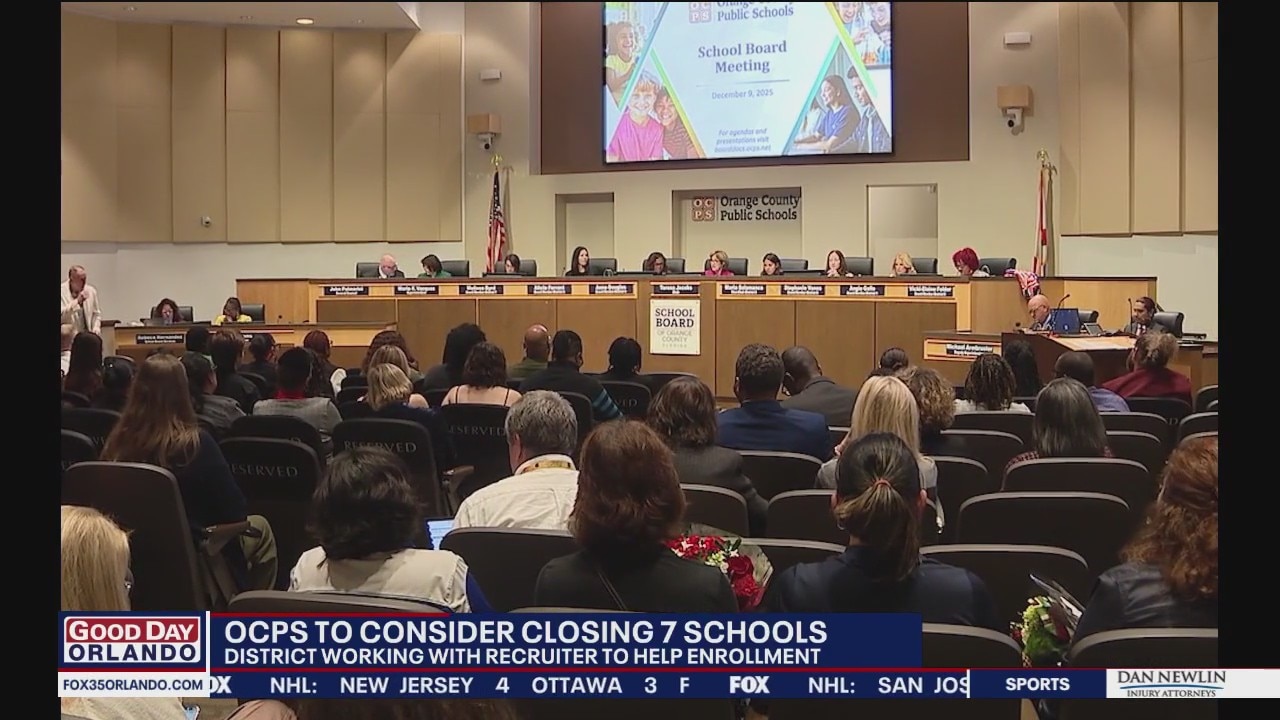 Orange County Public Schools to consider closing 7 schools