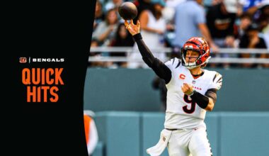 Postgame Quick Hits | Joe Burrow's Offense Complements Holiday Giving Defense In Rout Of Dolphins; Chase Brown's 7 Historic Minutes