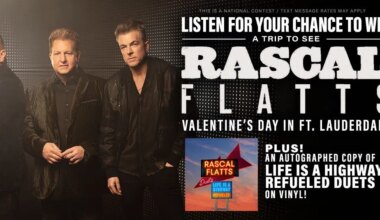 See Rascal Flatts on Valentine’s Day in Ft. Lauderdale!