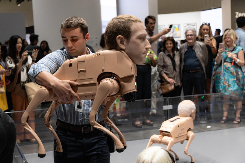 robot dogs art basel