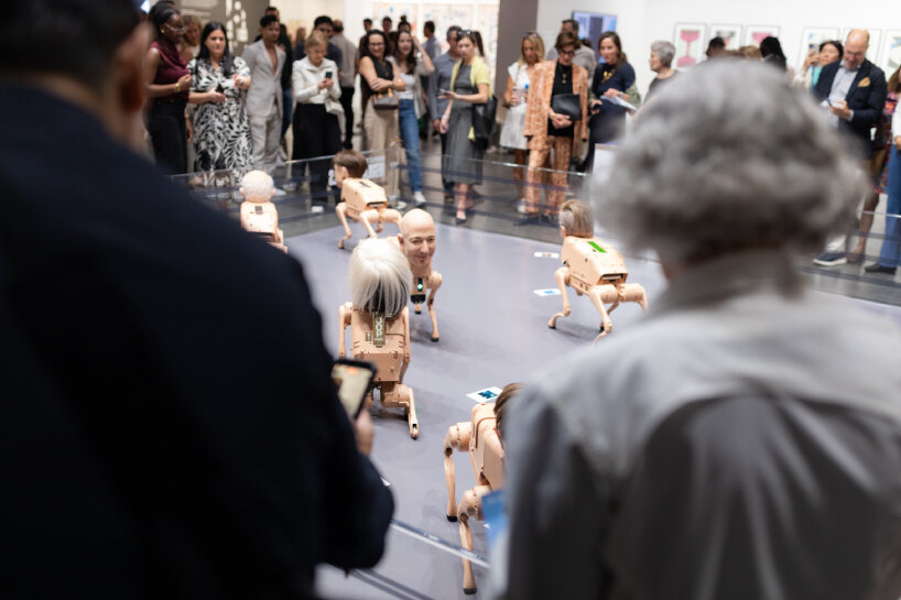 robot dogs art basel