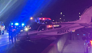 Small aircraft lands on I-95 in Brevard County; 1 injured