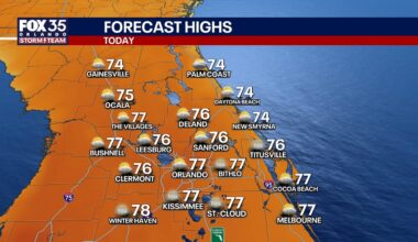 Orlando weather: Weekend warm-up before cooler temperatures return