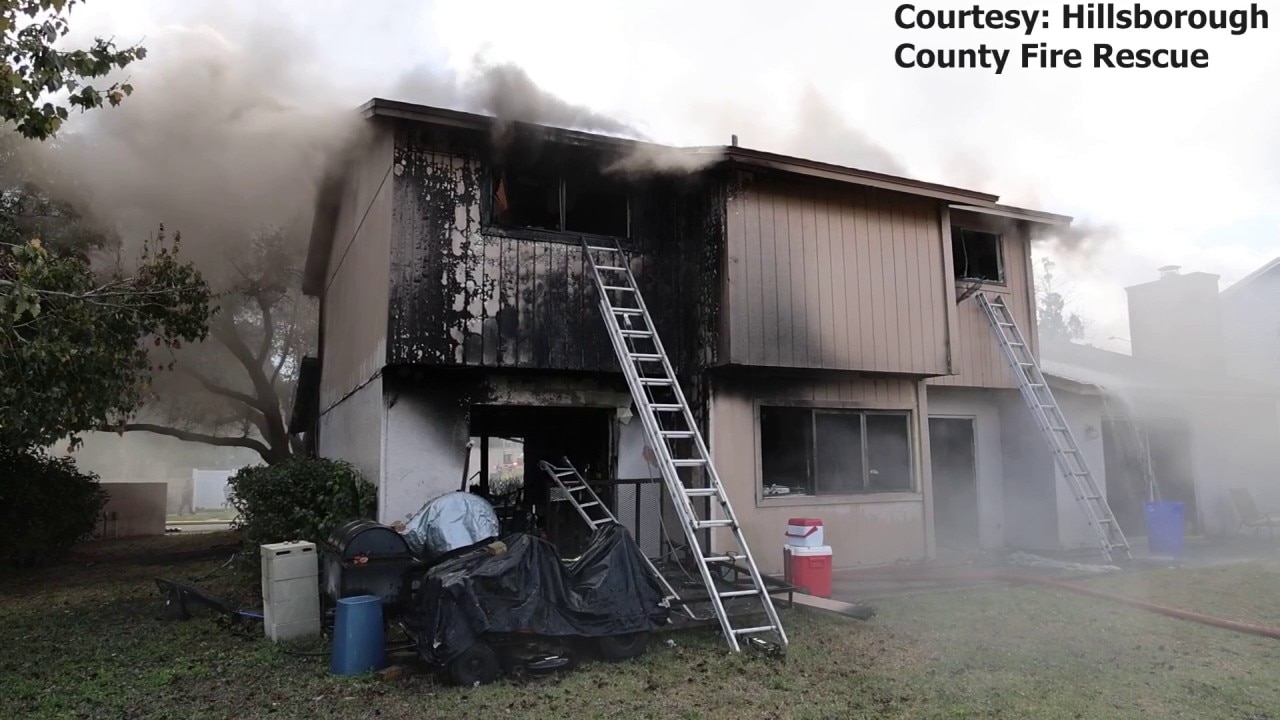 Fire erupts inside Brandon home