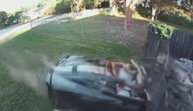 Video shows Corvette slamming into Miami-Dade home as family demands safety changes