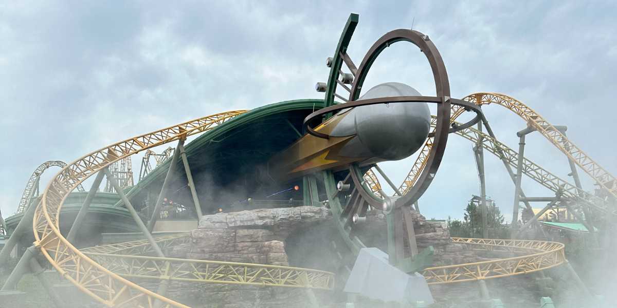 The Stardust Racers attraction at Universal Epic Universe in Orlando, Central Florida