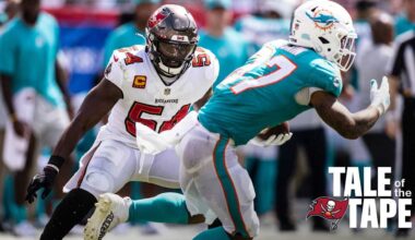 Buccaneers vs. Dolphins Tale of the Tape