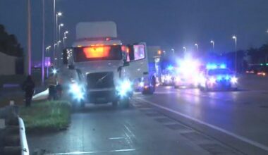 Man struck and killed by tractor-trailer on Florida's Turnpike near Tamiami, FHP says