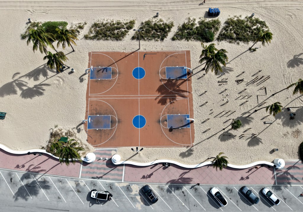 Fort Lauderdale now says basketball courts by beach might stay