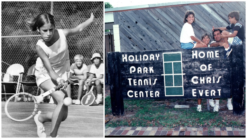 Holiday Park re-opens in tribute to Jimmy, Chris Evert