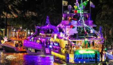 54th Annual Winterfest Boat Parade Glitters in Fort Lauderdale
