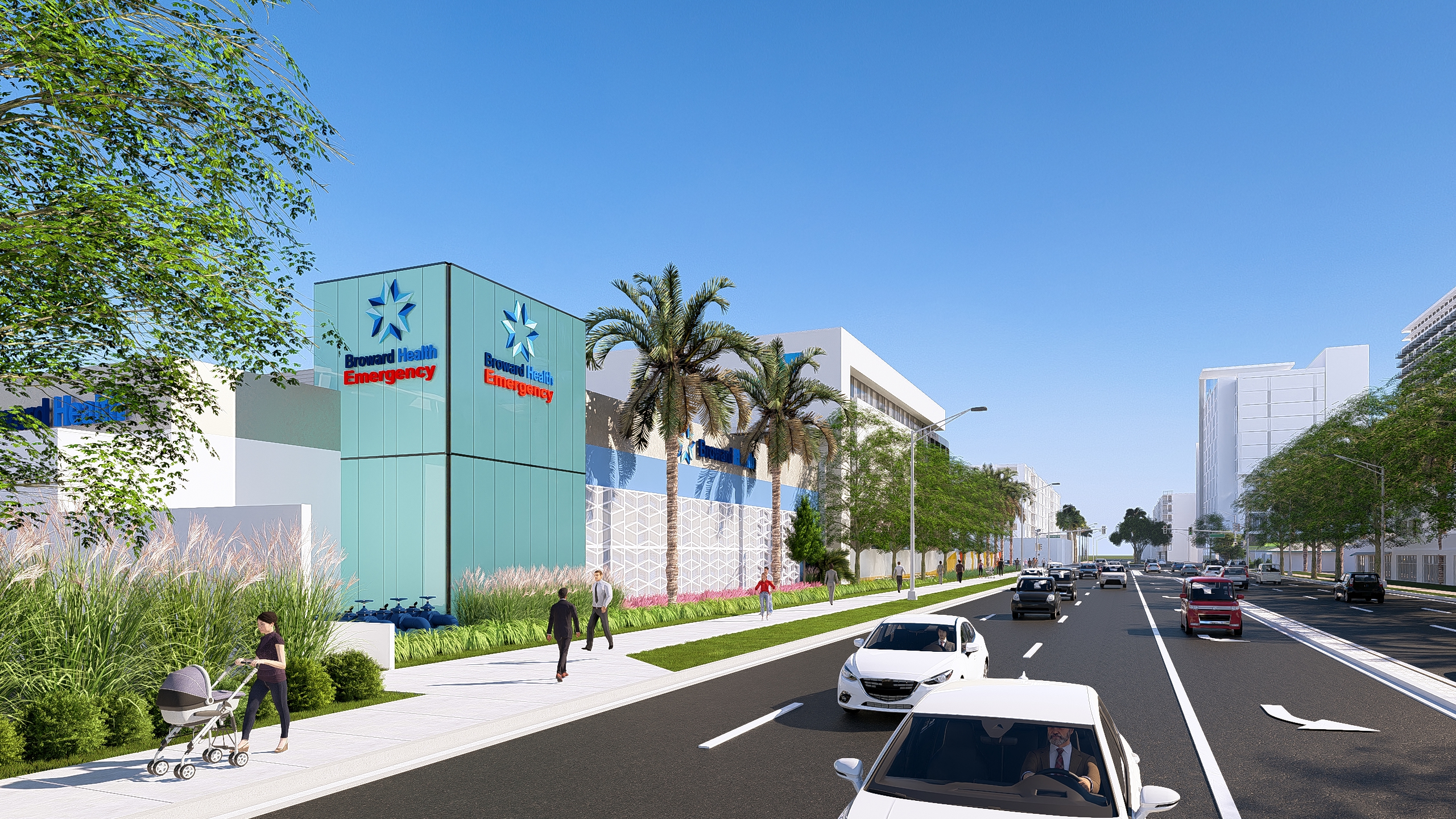 An artist's rendering of the new YMCA Family Center and...