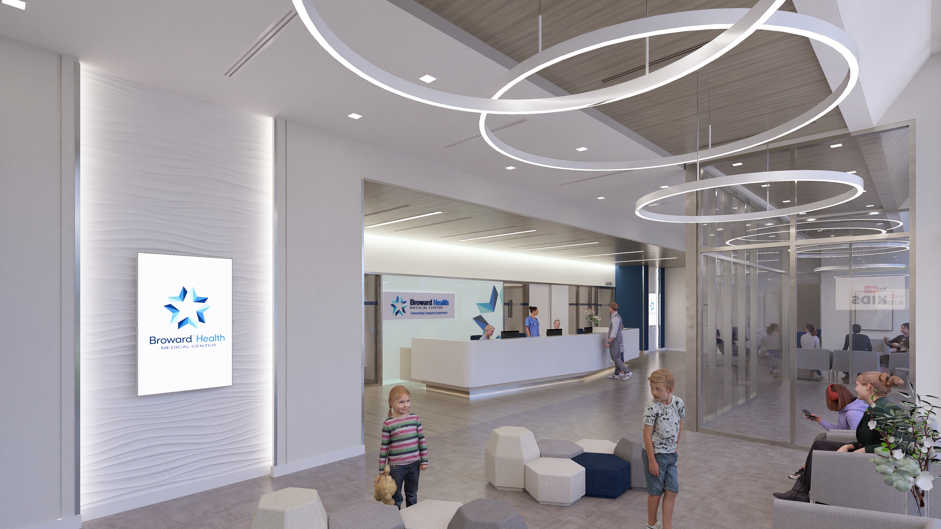 An artist's rendering of the new YMCA Family Center and...