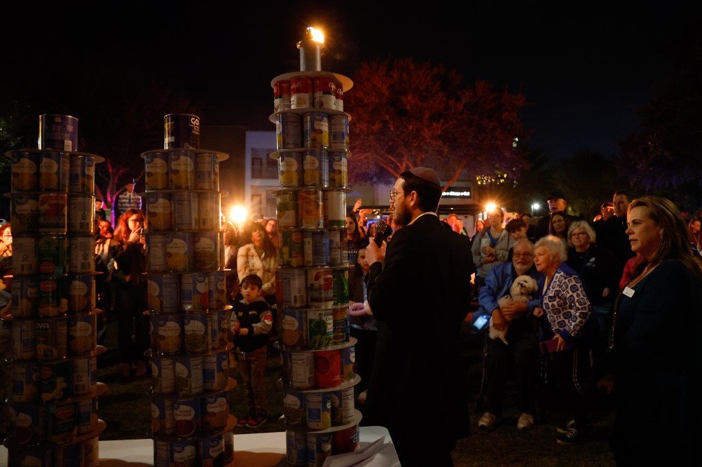 Oviedo Hanukkah celebration brings focus back to traditions during menorah lighting