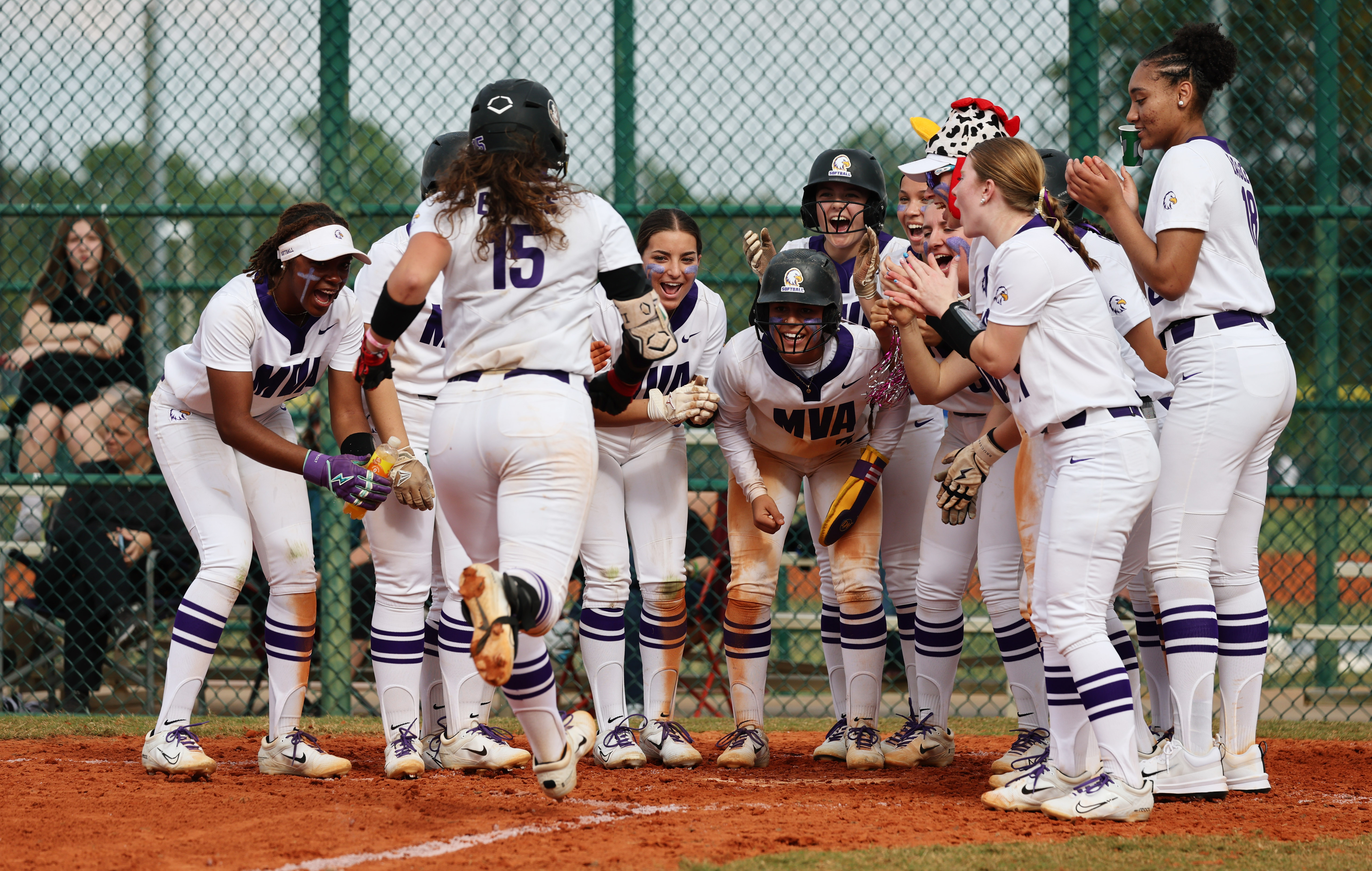 Montverde Academy catcher Danika Spinogatti (15), who is committed to...