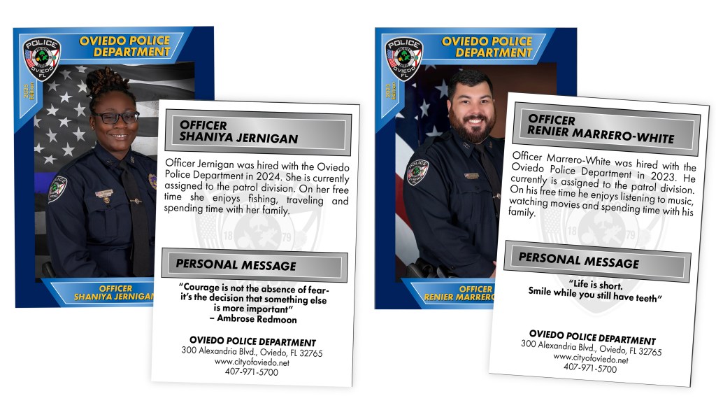 Oviedo police to release ‘rookie cards’ in community outreach effort – Orlando Sentinel