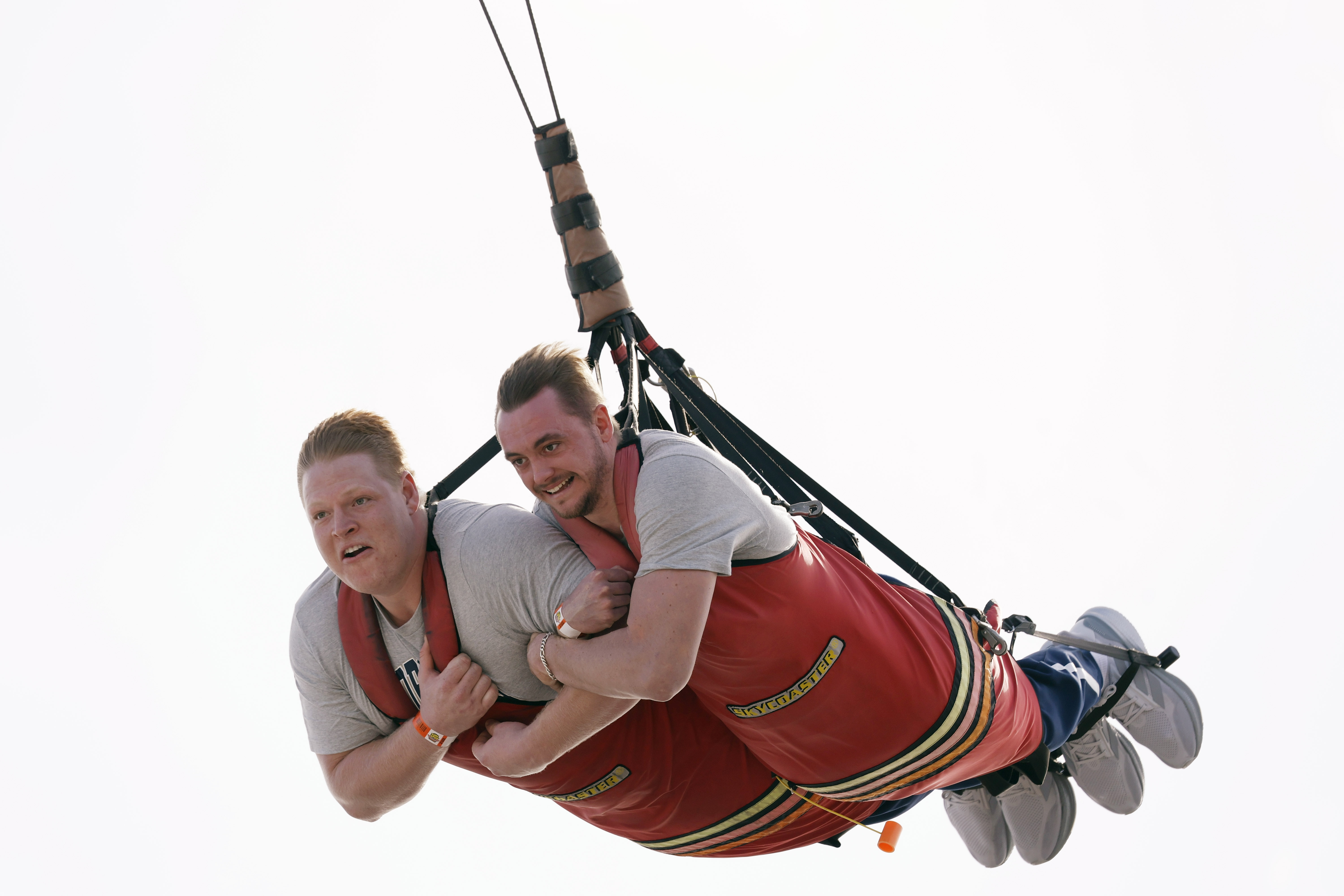 Left to Right, Georgia Tech DL Jordan Van Den Berg,...