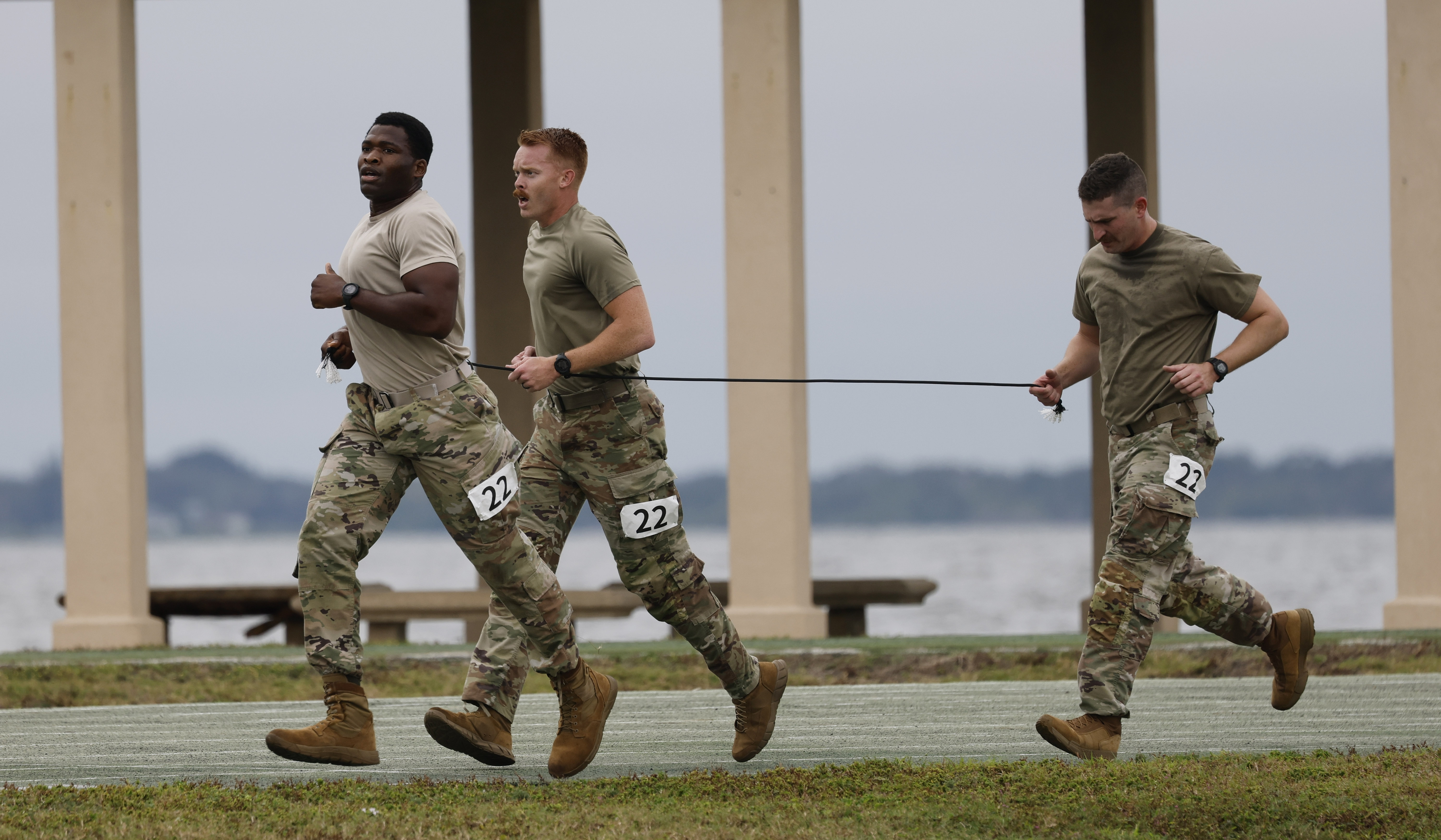Left to Right, Team Launch Legends from 45 SLD: Major...