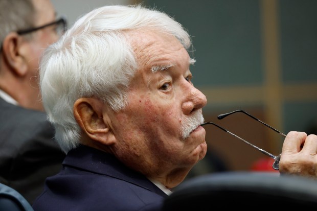 Defense attorney Terry Hadley during a hearing for Tommy Zeigler...