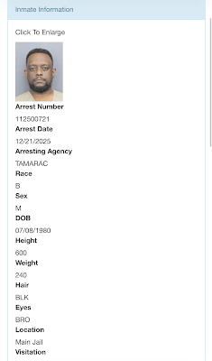 Screengrabs of Carel Pedre’s arrest, including his booking photo. Broward Sheriff's Office.