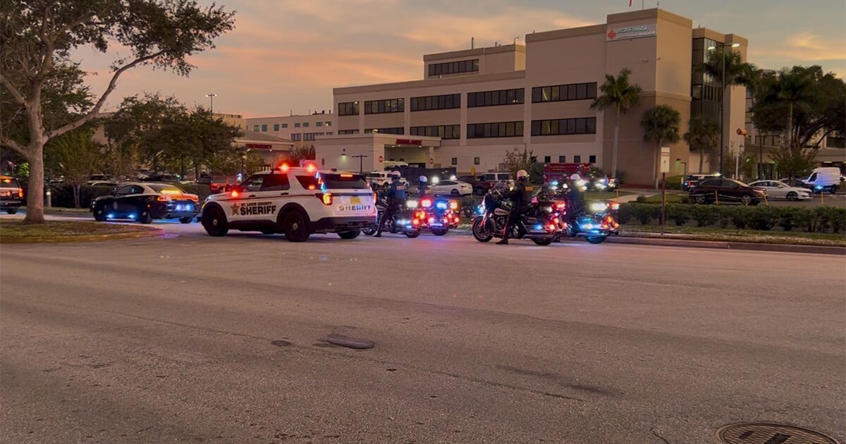 Port St. Lucie sergeant escorted back to hospital after surgery