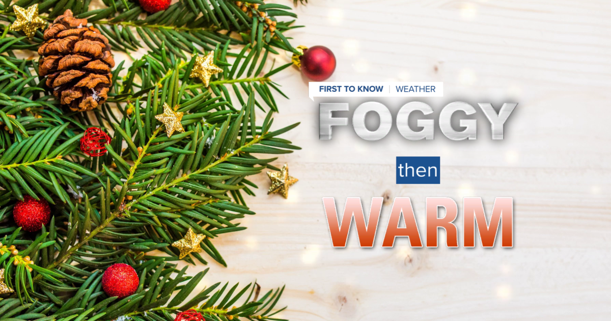 A foggy and warm Christmas