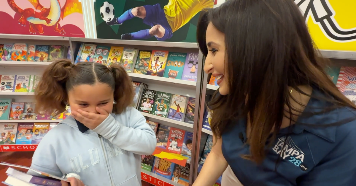 Tampa students get first-ever book fair as part of If You Give a Child a Book