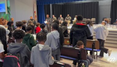 Middle school hosts gun violence prevention assembly