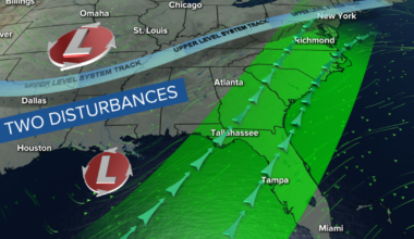 A day's worth of rain ahead