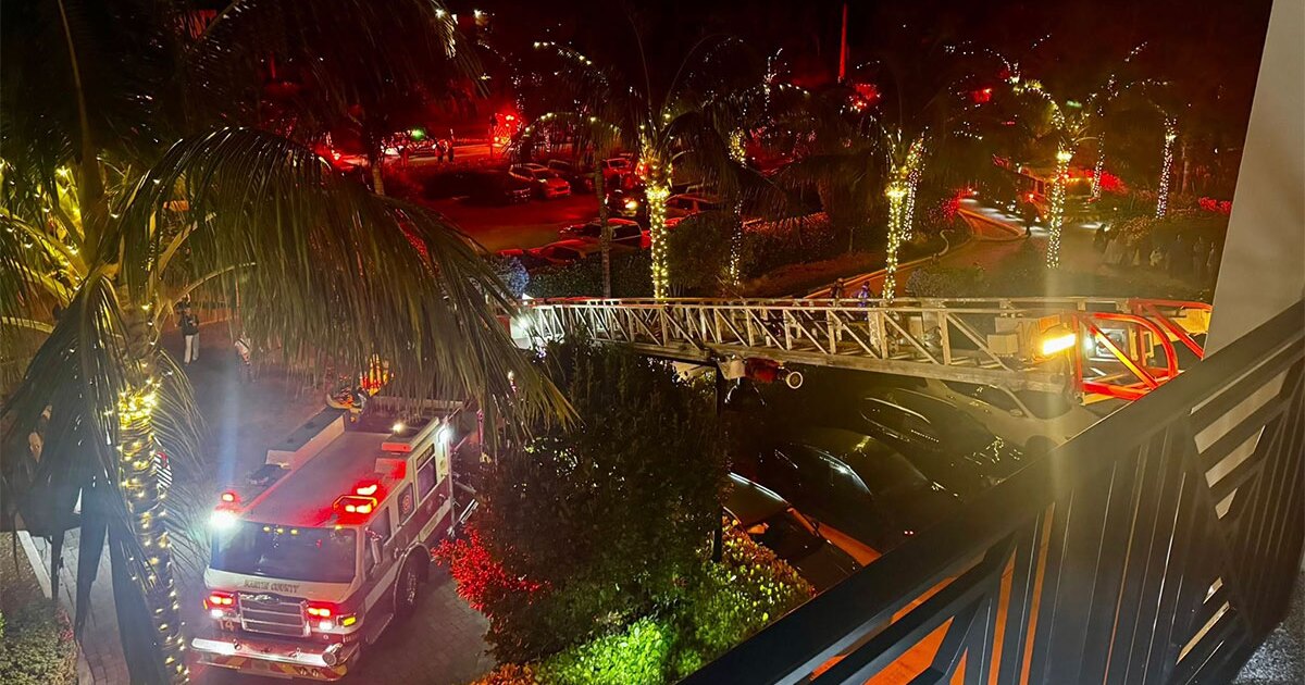 Fire damages north tower at Jensen Beach resort