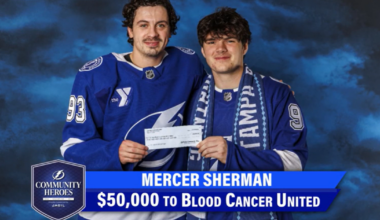 Tampa Bay Lightning Community Hero: Mercer Sherman