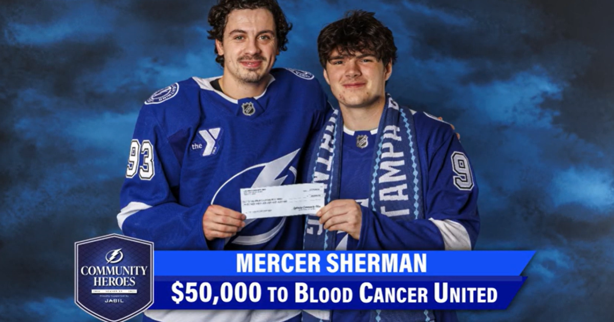 Tampa Bay Lightning Community Hero: Mercer Sherman