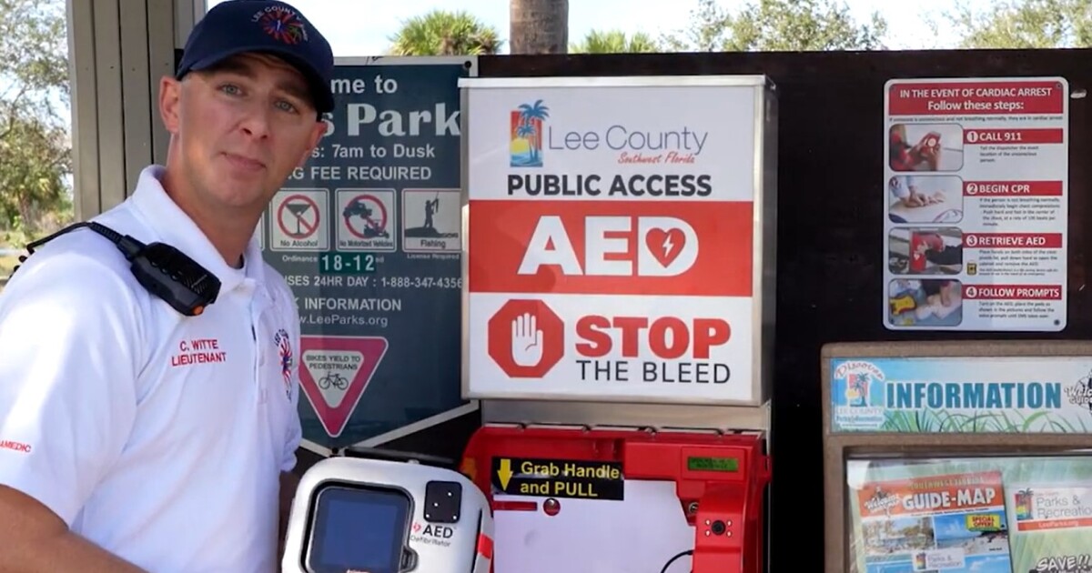 Lee County Public Safety expands availability of AED technology to outdoor Parks & Recreation sites