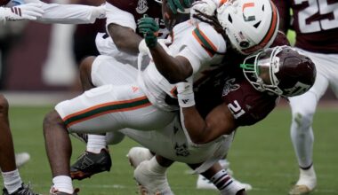 Miami's defense shines to help Hurricanes down Aggies in College Football Playoff