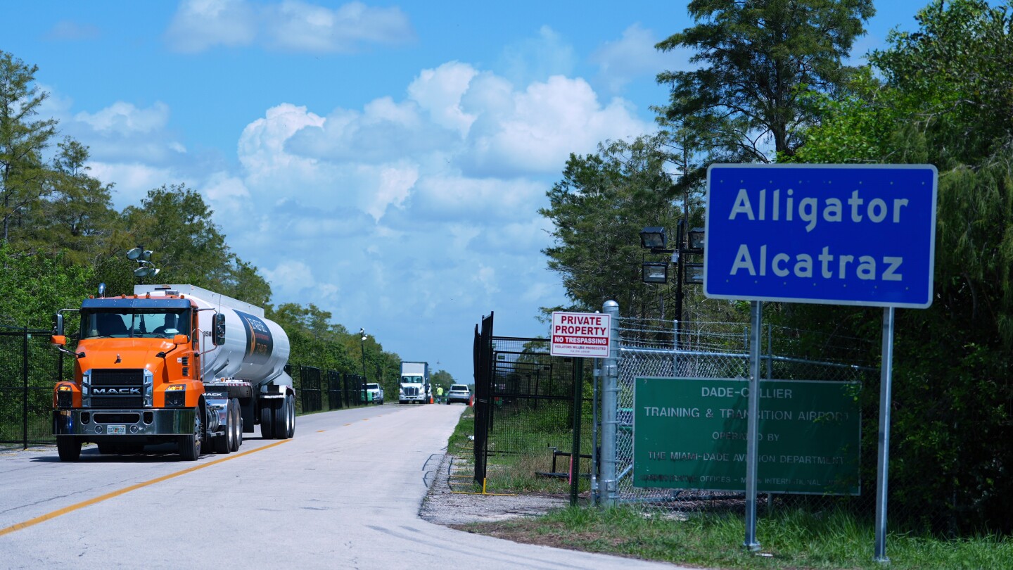 Judge rejects bid to shut down Florida's 'Alligator Alcatraz' detention center
