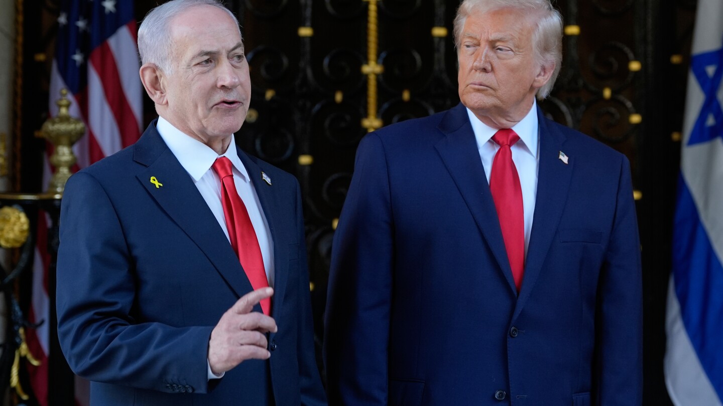 Trump warns Iran on nuclear program as Netanyahu visits Florida