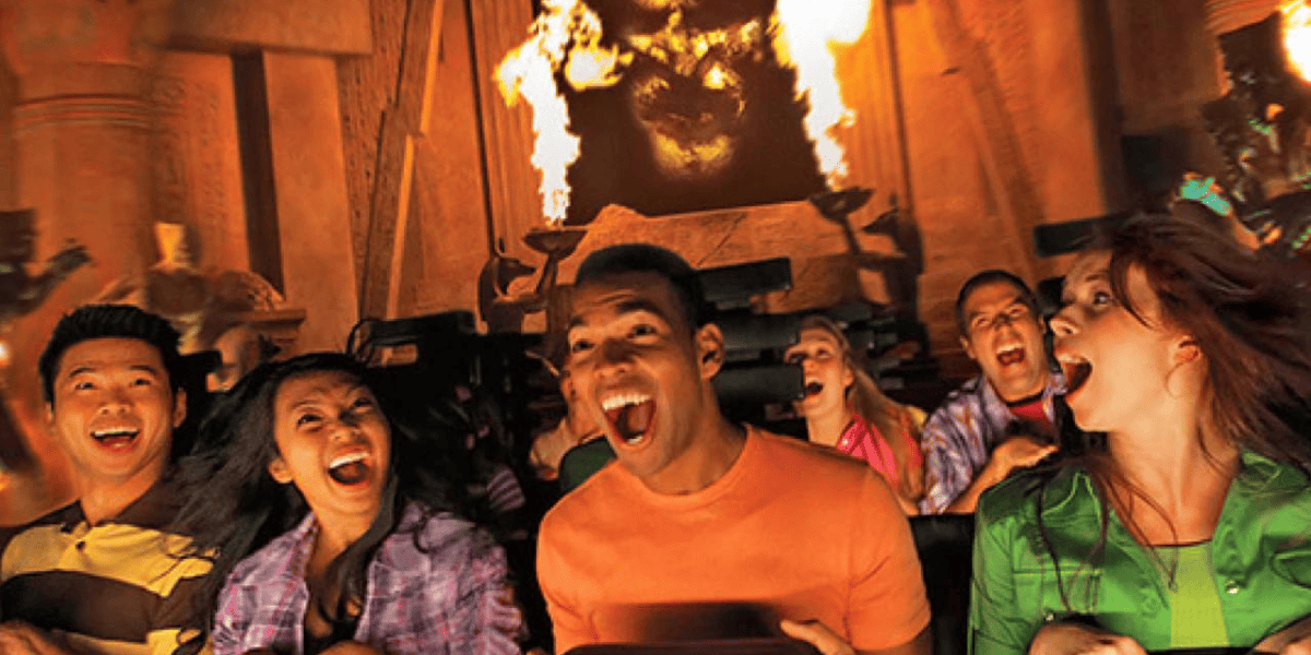 Mummy ride at Universal