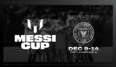 Inter Miami CF Academy U-16s Kick Off Messi Cup, Chase Stadium Hosts Opening Ceremony this Tuesday