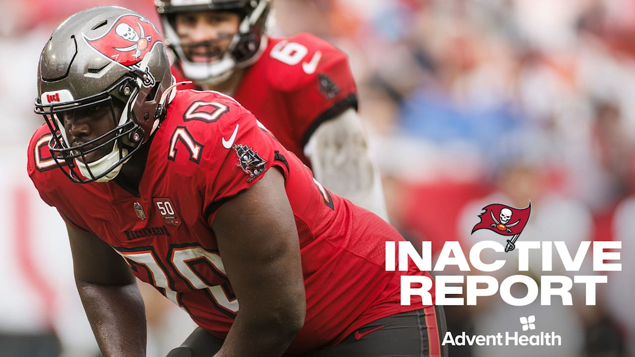 Buccaneers vs. Dolphins Inactive Report